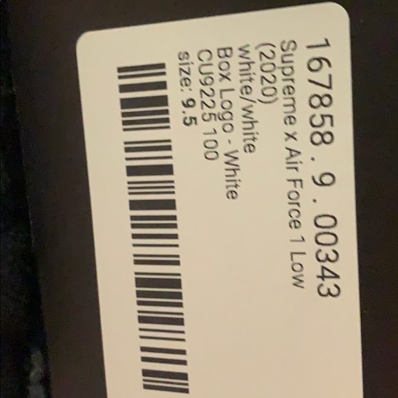 AIR FORCE 1 LOW X SUPREME 2020 - Picture 4 of 5